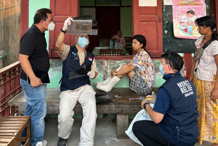Mercy Relief Sends Team to Earthquake-Stricken Myanmar