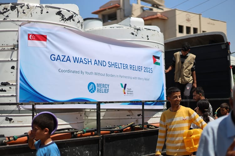 Mercy Relief's Water, Sanitation & Shelter Project: Gaza